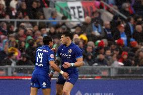 Rugby: Guinnes Six Nations 2025 - Italy vs Wales at Oympic stadium in Rome on 8th February, 2025