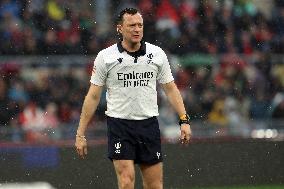 Rugby: Guinnes Six Nations 2025 - Italy vs Wales at Oympic stadium in Rome on 8th February, 2025