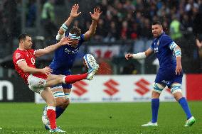 Rugby: Guinnes Six Nations 2025 - Italy vs Wales at Oympic stadium in Rome on 8th February, 2025