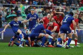 Rugby: Guinnes Six Nations 2025 - Italy vs Wales at Oympic stadium in Rome on 8th February, 2025