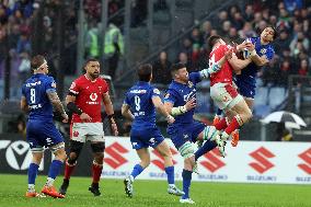 Rugby: Guinnes Six Nations 2025 - Italy vs Wales at Oympic stadium in Rome on 8th February, 2025