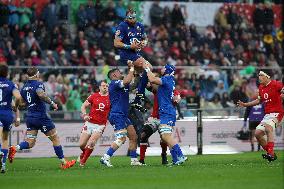 Rugby: Guinnes Six Nations 2025 - Italy vs Wales at Oympic stadium in Rome on 8th February, 2025