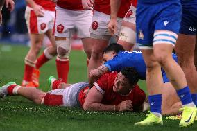 Rugby: Guinnes Six Nations 2025 - Italy vs Wales at Oympic stadium in Rome on 8th February, 2025