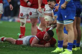 Rugby: Guinnes Six Nations 2025 - Italy vs Wales at Oympic stadium in Rome on 8th February, 2025