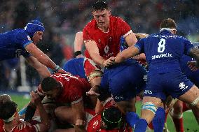 Rugby: Guinnes Six Nations 2025 - Italy vs Wales at Oympic stadium in Rome on 8th February, 2025