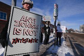 Pro-Palestinian Protest In Edmonton