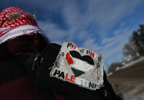 Pro-Palestinian Protest In Edmonton