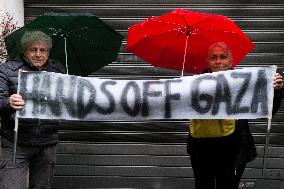 Rome: Palestinian Solidarity Rally At US Embassy