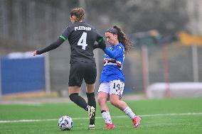 CALCIO - Serie A Femminile - Sampdoria Women vs US Sassuolo