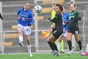 CALCIO - Serie A Femminile - Sampdoria Women vs US Sassuolo