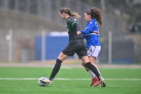CALCIO - Serie A Femminile - Sampdoria Women vs US Sassuolo