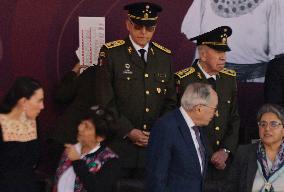 Claudia Sheinbaum, President Of Mexico, Leads 112th Anniversary Of The March Of Loyalty