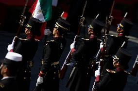 Claudia Sheinbaum, President Of Mexico, Leads 112th Anniversary Of The March Of Loyalty