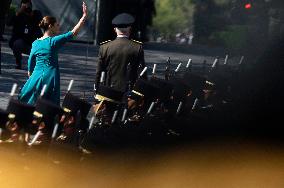 Claudia Sheinbaum, President Of Mexico, Leads 112th Anniversary Of The March Of Loyalty