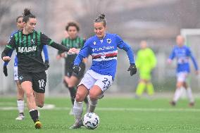 CALCIO - Serie A Femminile - Sampdoria Women vs US Sassuolo