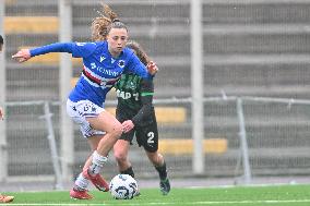 CALCIO - Serie A Femminile - Sampdoria Women vs US Sassuolo