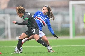 CALCIO - Serie A Femminile - Sampdoria Women vs US Sassuolo