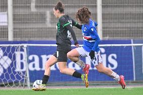 CALCIO - Serie A Femminile - Sampdoria Women vs US Sassuolo