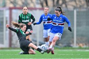 CALCIO - Serie A Femminile - Sampdoria Women vs US Sassuolo