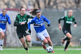 CALCIO - Serie A Femminile - Sampdoria Women vs US Sassuolo