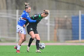 CALCIO - Serie A Femminile - Sampdoria Women vs US Sassuolo