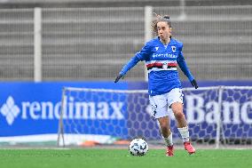 CALCIO - Serie A Femminile - Sampdoria Women vs US Sassuolo