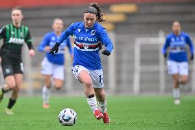 CALCIO - Serie A Femminile - Sampdoria Women vs US Sassuolo
