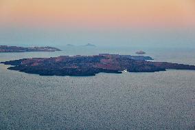 Evening On Santorini Island, Greece