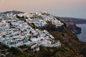 Evening On Santorini Island, Greece