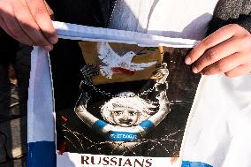 Protest In Rome Against The War In Ukraine