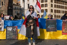 Protest In Rome Against The War In Ukraine