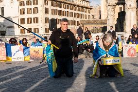 Protest In Rome Against The War In Ukraine