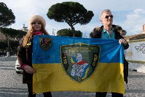 Protest In Rome Against The War In Ukraine