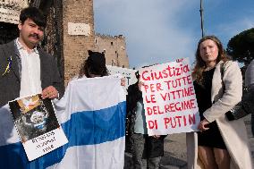 Protest In Rome Against The War In Ukraine