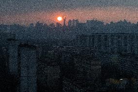 Sunset in Kyiv