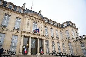 Arrivals for the Summit on AI at the Elysee Palace in Paris - FA