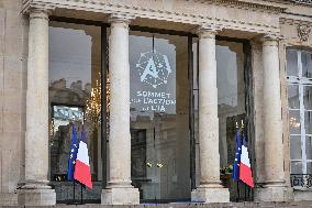 Arrivals for the Summit on AI at the Elysee Palace in Paris - FA