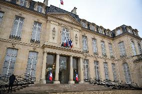 Arrivals for the Summit on AI at the Elysee Palace in Paris - FA