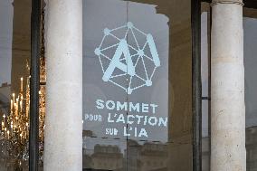 Arrivals for the Summit on AI at the Elysee Palace in Paris - FA