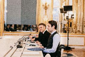 French President Meets Chinese Vice-Premier - Paris