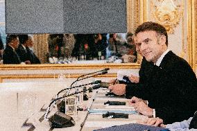 French President Meets Chinese Vice-Premier - Paris