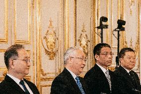 French President Meets Chinese Vice-Premier - Paris