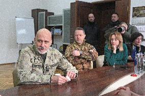 Admiral Giuseppe Cavo Dragone visits Ukraine