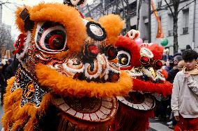 Chinese New Year Parade In Paris