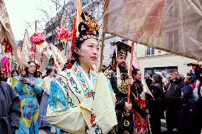 Chinese New Year Parade In Paris