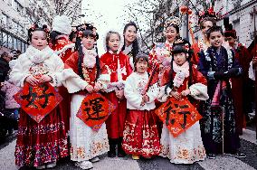 Chinese New Year Parade In Paris