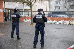 Tribute to Louise in Front of Her School - Epinay-Sur-Orge