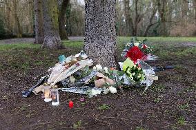 Patrols and Tribute to Louise in The Parc Des Templiers - Longjumeau