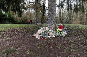 Patrols and Tribute to Louise in The Parc Des Templiers - Longjumeau