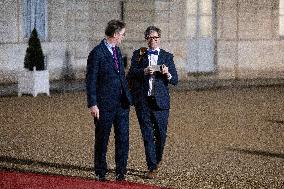 Arrivals for a State Dinner at the Elysee during the AI Action Summit - Paris RL